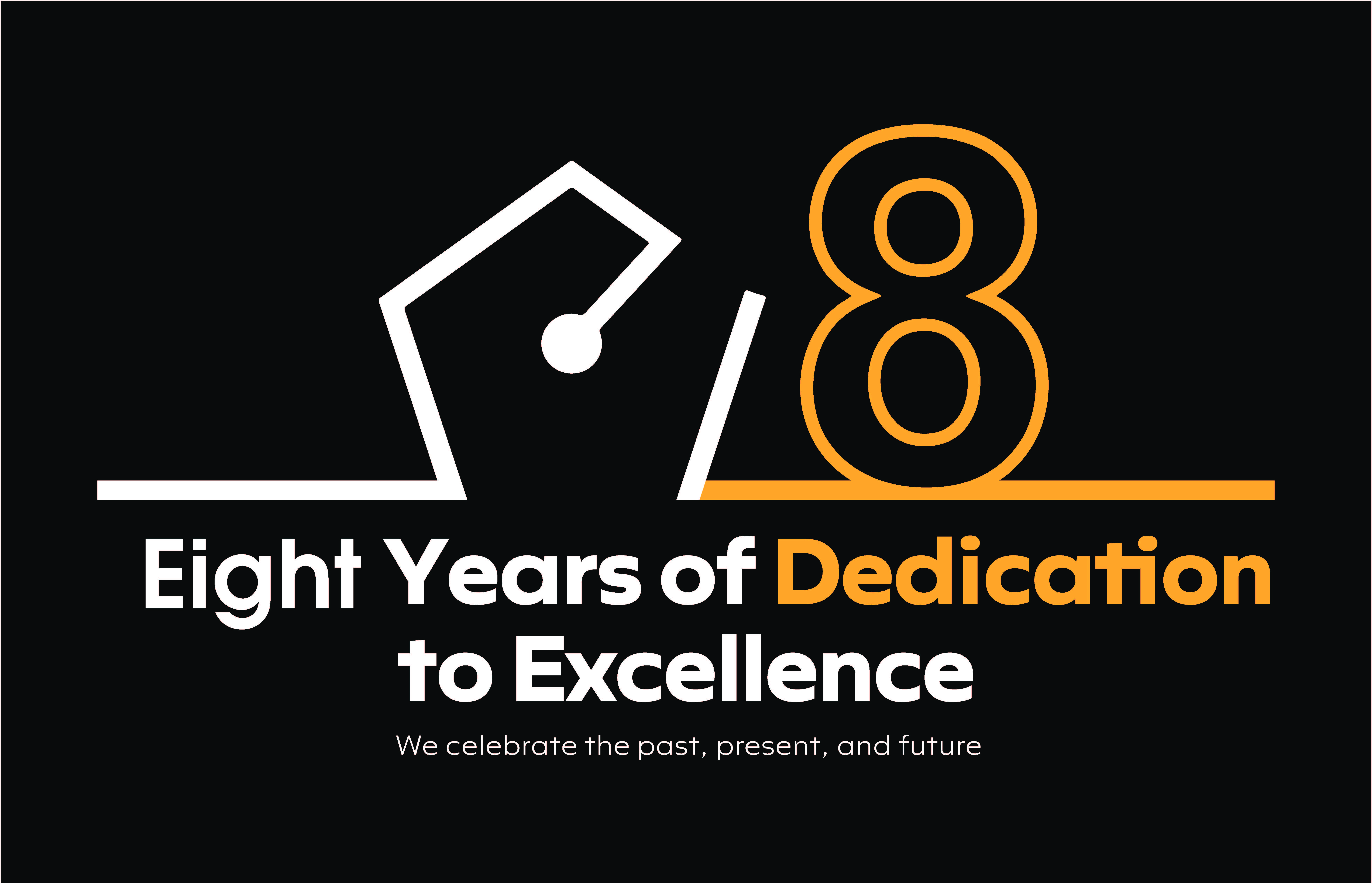 8 Years Logo