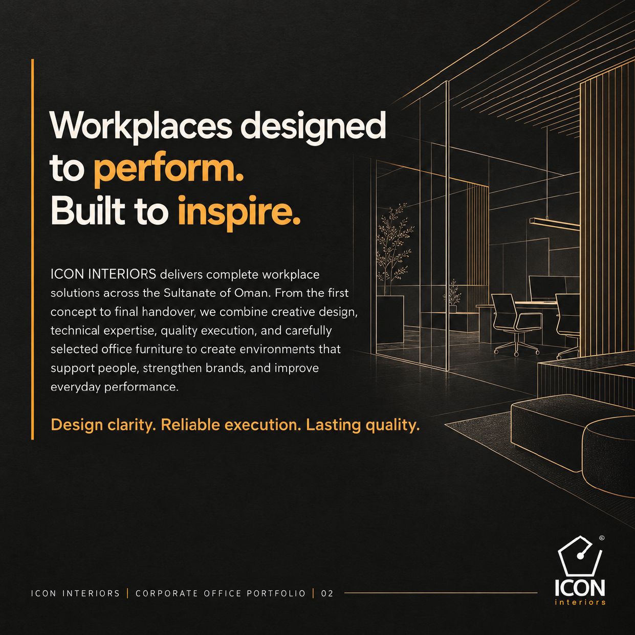 ICON Interiors corporate office portfolio, page 2 of 25